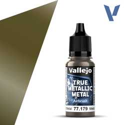 Vallejo True Metallic Metal: Aged Metal (Airbrush) (18ml)