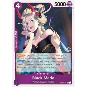 One Piece Löskort: Romance Dawn: Black Maria