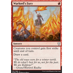 Magic löskort: Dominaria: Warlord's Fury