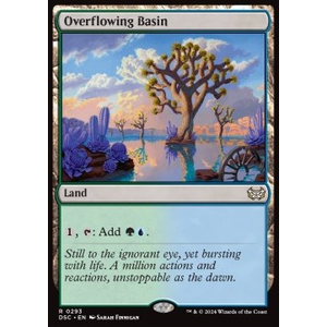 Magic löskort: Commander: Duskmourn: Overflowing Basin