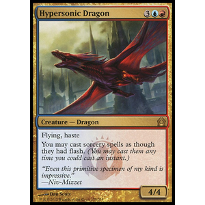 Magic löskort: Return to Ravnica: Hypersonic Dragon