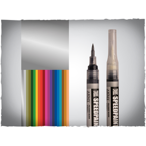 Deep-Cut Studio Speedpaint Markers – Polished Silver Metallic
