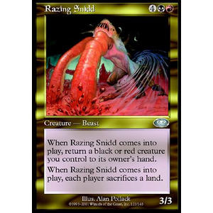 Magic löskort: Planeshift: Razing Snidd