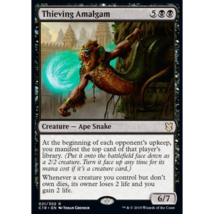 Magic löskort: Commander 2019: Thieving Amalgam
