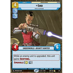 Star Wars: Unlimited Löskort: Shadows of the Galaxy: Sugi, Hired Guardian (Hyperspace)