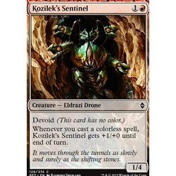 Magic löskort: Battle for Zendikar: Kozilek's Sentinel