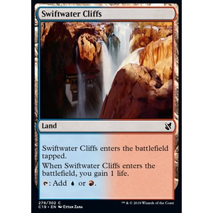 Magic löskort: Commander 2019: Swiftwater Cliffs