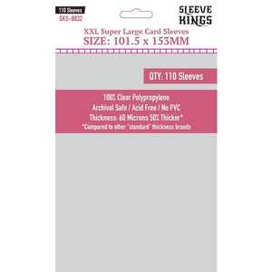 Card Sleeves XXL Super Large 101,5x153mm (110) (Sleeve Kings)