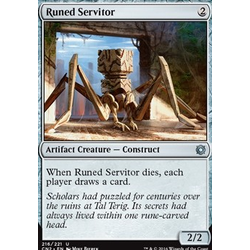 Magic löskort: Conspiracy: Take the Crown: Runed Servitor