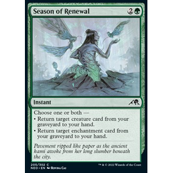 Magic löskort: Kamigawa: Neon Dynasty: Season of Renewal (Foil)