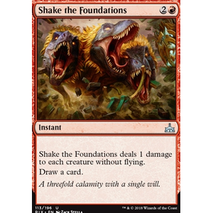 Magic löskort: Rivals of Ixalan: Shake the Foundations