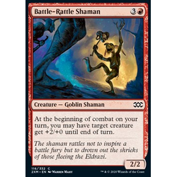 Magic löskort: Double Masters: Battle-Rattle Shaman (Foil)