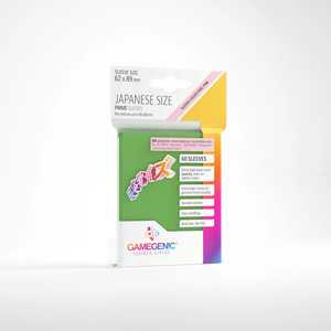 Card Sleeves Japanese Prime Green (60) (GameGenic)
