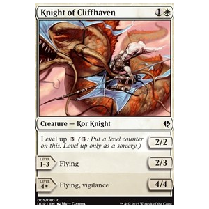 Magic löskort: Duel Decks: Zendikar vs Eldrazi: Knight of Cliffhaven