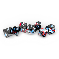Chessex: Brush Dark Side/blue (7-die set)