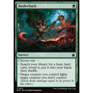 Magic löskort: Magic: The Gathering Foundations: Bushwhack
