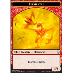 Magic löskort: Dominaria: Elemental Token