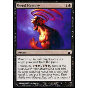 Magic Löskort: Ravnica: Shred Memory