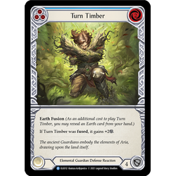 FaB Löskort: Tales of Aria 1st Edition: Turn Timber (Blue)