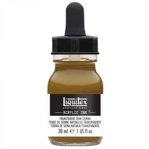 Acrylic Ink: Transparent Raw Sienna (30ml)