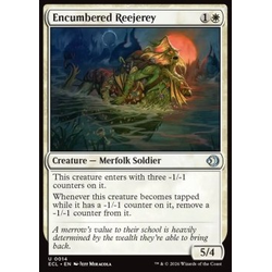 Magic löskort: Lorwyn Eclipsed: Encumbered Reejerey (Foil)