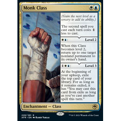 Magic löskort: Adventures in the Forgotten Realms: Monk Class