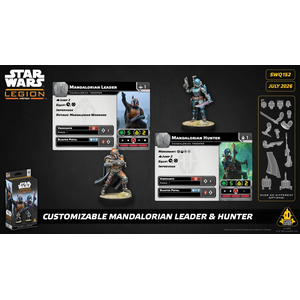 Star Wars: Legion - Customizable Mandalorian Leader And Hunter
