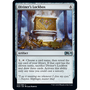 Magic löskort: Core Set 2020: Diviner's Lockbox (Foil)