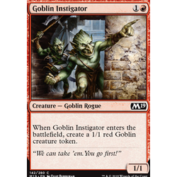 Magic löskort: Core Set 2019: Goblin Instigator