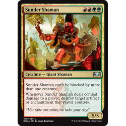 Magic löskort: Ravnica Allegiance: Sunder Shaman