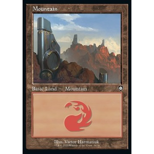 Magic löskort: Commander The Brothers' War: Mountain (v.2)