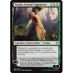 Magic löskort: War of the Spark: Vraska, Swarm's Eminence