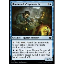 Magic löskort: Commander Masters: Renowned Weaponsmith (Foil)