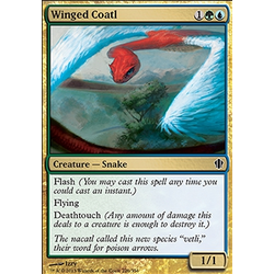 Magic löskort: Commander 2013: Winged Coatl