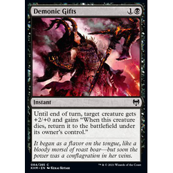 Magic löskort: Kaldheim: Demonic Gifts