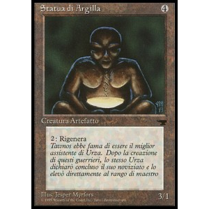 Magic löskort: Renaissance: Clay Statue (italiensk)