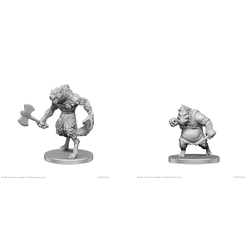 Pathfinder Battles Deep Cuts (Unpainted): Werewolf & Wereboar