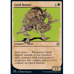 Magic löskort: Adventures in the Forgotten Realms: Gnoll Hunter (alternative art)