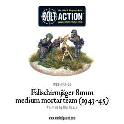German: Fallschirmjager 81mm medium mortar team (1943-45)
