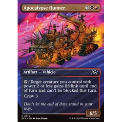 Magic löskort: Magic: Aetherdrift: Apocalypse Runner (alternative art)