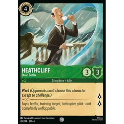 Lorcana Löskort: Azurite Sea: Heathcliff - Stoic Butler