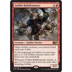 Magic löskort: M15: Goblin Rabblemaster