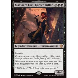Magic löskort: Magic: Commander: Lorwyn Eclipsed: Massacre Girl, Known Killer