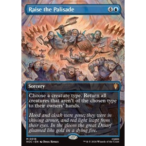 Magic löskort: The Hobbit: Eternal: Raise the Palisade (foil)