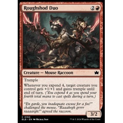 Magic löskort: Bloomburrow: Roughshod Duo (Foil)