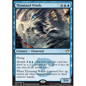 Magic löskort: Duel Decks: Speed vs. Cunning: Thousand Winds