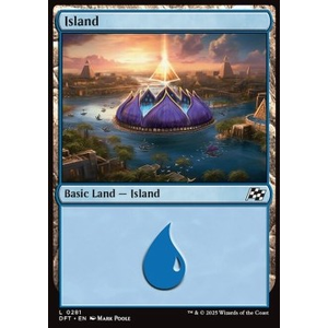 Magic löskort: Magic: Aetherdrift: Island (v.3)