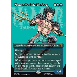 Magic löskort: Marvel Super Heroes: Namor the Sub-Mariner (alternative art) (Foil)