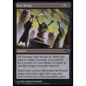 Magic löskort: Planar Chaos: Kor Dirge