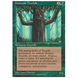 Magic löskort: 4th Edition: Ironroot Treefolk